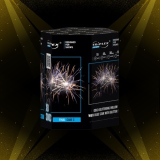 XB3003 Wyrzutnia Fajerwerków Final Cake 3 - 19 strzałów 1.2"