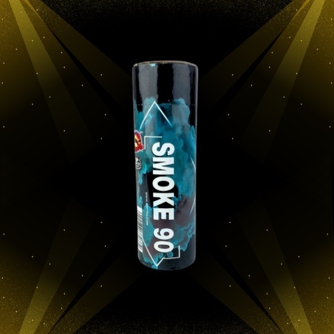 CLE7037B Świeca dymna Smoke 90 duża Niebieska