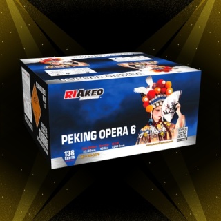 Wyrzutnia RIAKEO PEKING OPERA 6 HF-138-2475 - 138 strzałów 25/30mm
