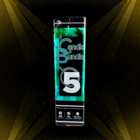 Wyrzutnia/Bateria RZYMSKICH OGNI Triplex CANDLE BUNDLE 5 XC3005 - 300 strzałów, kaliber 12/14mm