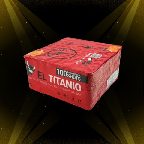 Wyrzutnia El Titanio 100 strzałów Dextrin <BI>