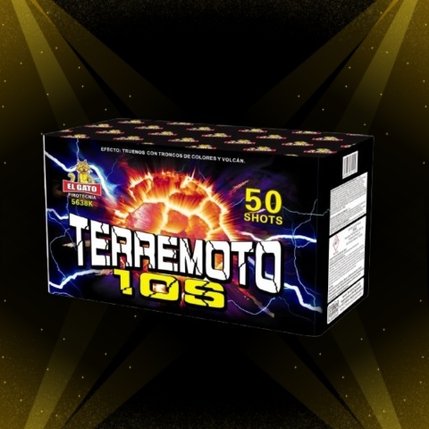Wyrzutnia hukowa Terremoto 10s 50 strzałów 20mm <BI>