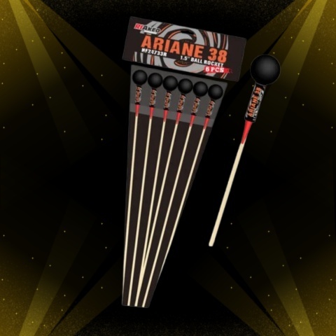 Rakiety Riakeo Ariane 38 - 6 sztuk