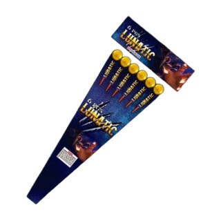 Rakiety HUKOWE Lunatic 45mm 6stk 18opak 22302 SRPYRO 50g na rakietę