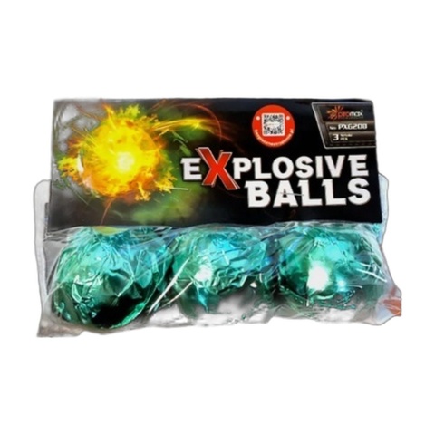 Trzaskające kulki Explosive Balls PXG208