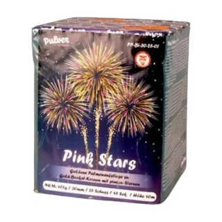 Wyrzutnia Pulver Pink Stars 25s 30mm PP-BI-30-25-01