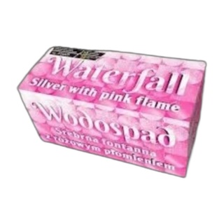 Fontanna iskier JF108/P - WATERFALL SILVER WITH PINK FLAME