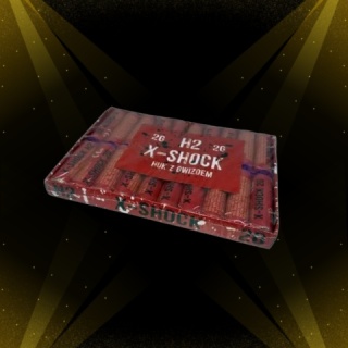Petardy GAOO H2 X-SHOCK/H2-WHISTLE z piskiem - 20 sztuk F3