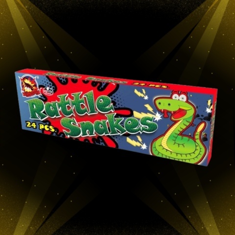 Strzelające węże Rattle Snakes SRPYRO 24 Sztuk CLE0054/CTN F1