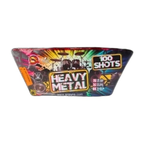 Wyrzutnia Heavy Metal 100 strzałów 20 mm SRPYRO CLE4114