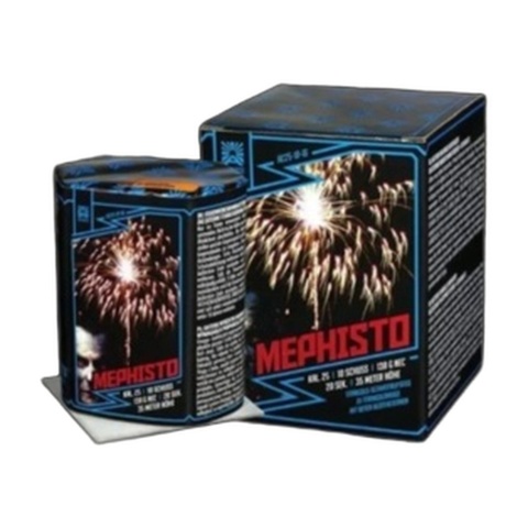 Wyrzutnia Mephisto Argento 10 strzałów 25mm <BI>