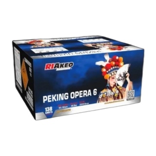 Wyrzutnia RIAKEO PEKING OPERA 6 HF-138-2475 - 138 strzałów 25/30mm <BI>
