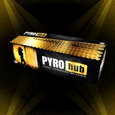 Wyrzutnia compoud Pyrohub S5514Z SRPYRO 196 strzałów 25-30mm F2 <BI>